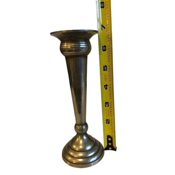 Art Deco Silver tone Banana Republic Candlestick - Picture 2 of 3